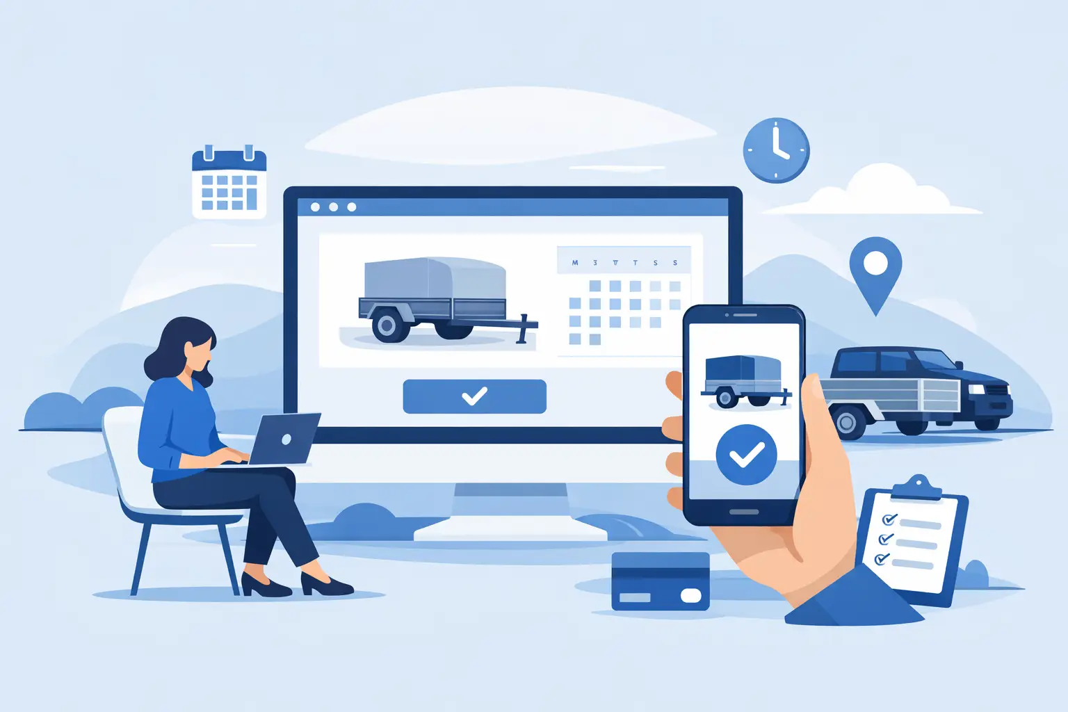 How to Book Trailer Hire Online Easily